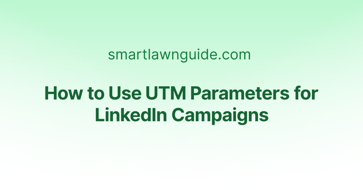 How to Use UTM Parameters for LinkedIn Campaigns | Quick Urchin