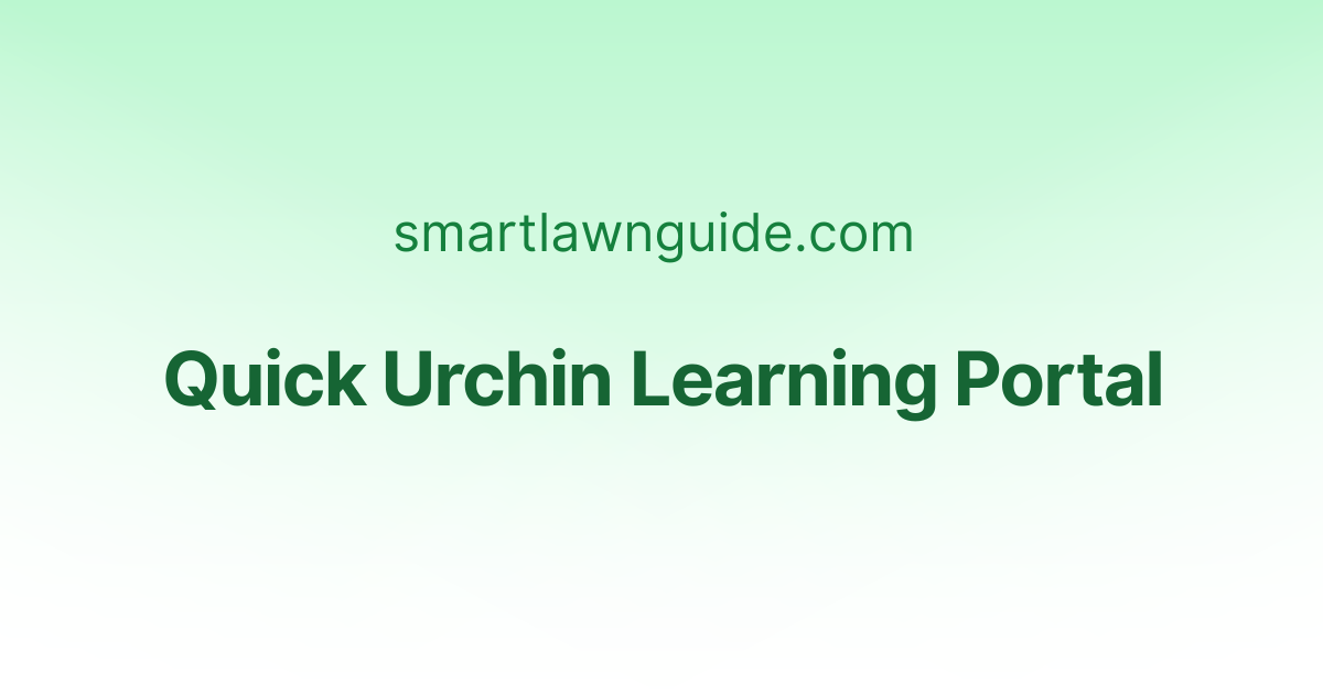 UTM Learning Center | Quick Urchin